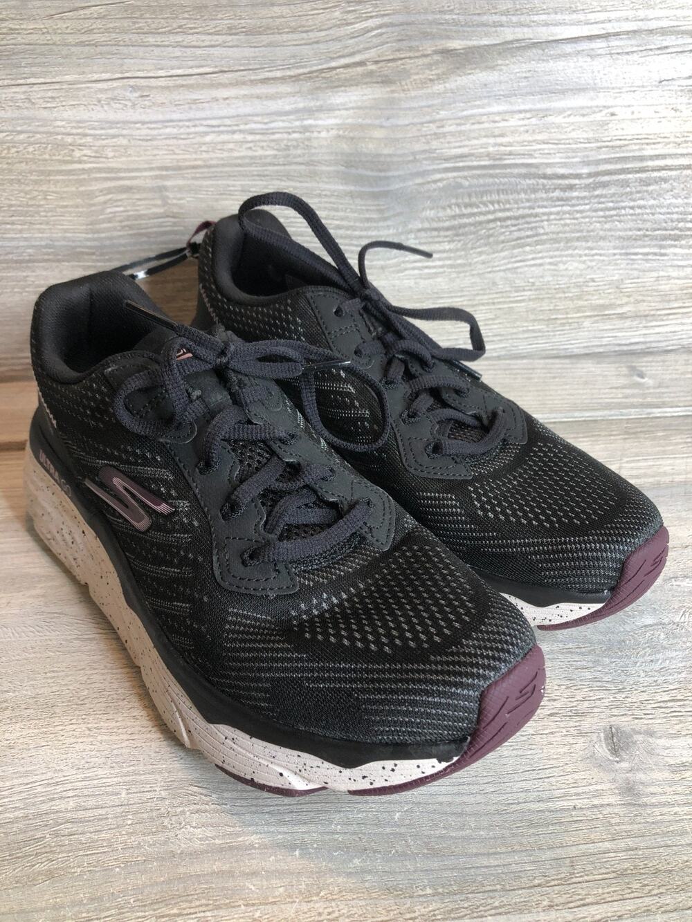 SKECHERS WOMEN'S MAX CUSHIONING ELITE- Limitless 128269/BKW RUNNING SHOES